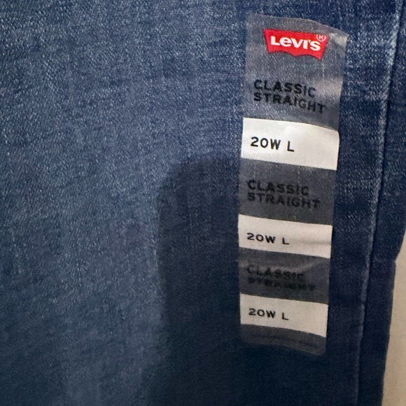 Levi's Dark Blue Straight Fit Jeans - Picture 5 of 7